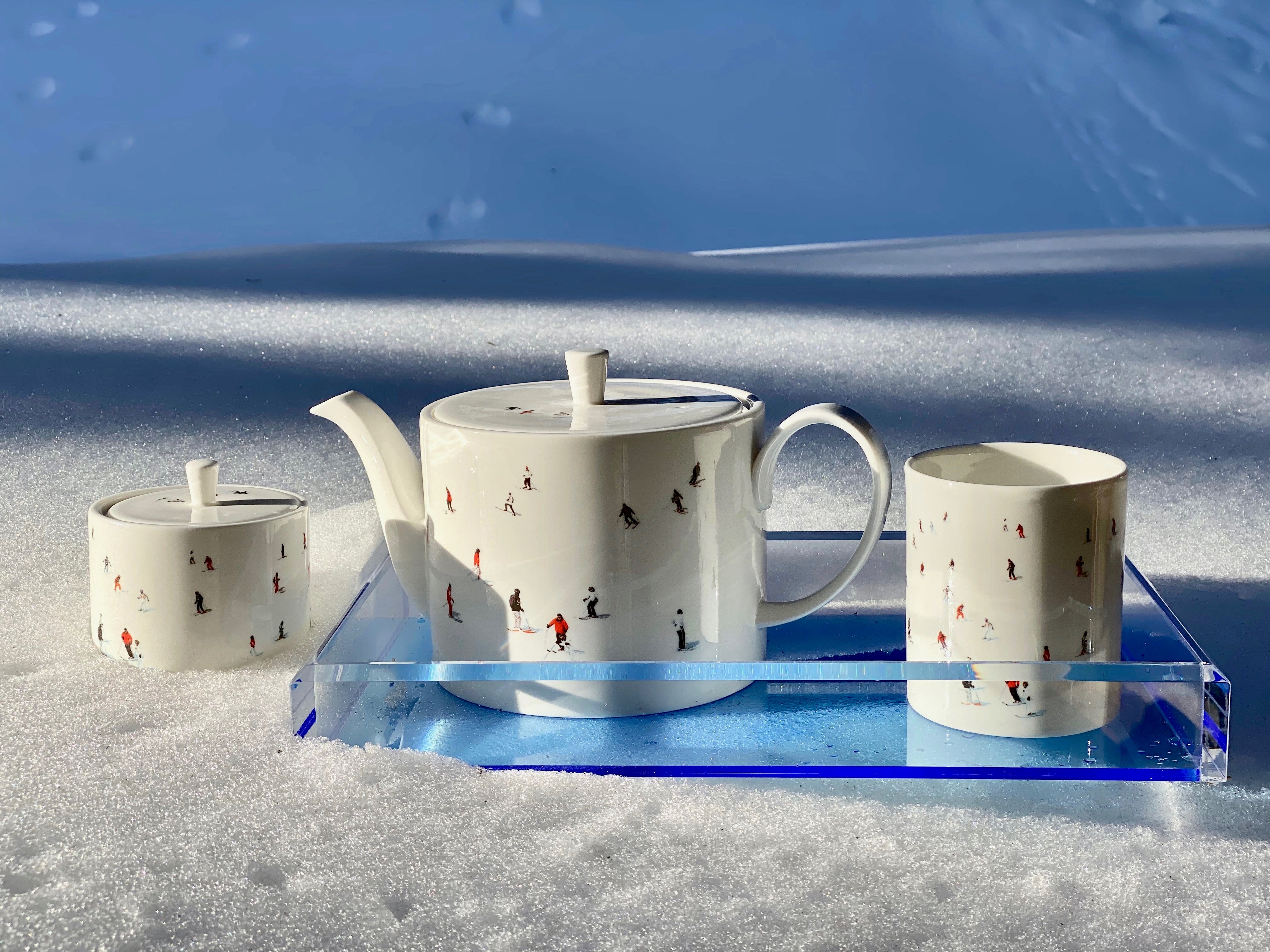 Skier Small Tea Pot – DEDE JOHNSTON DESIGN