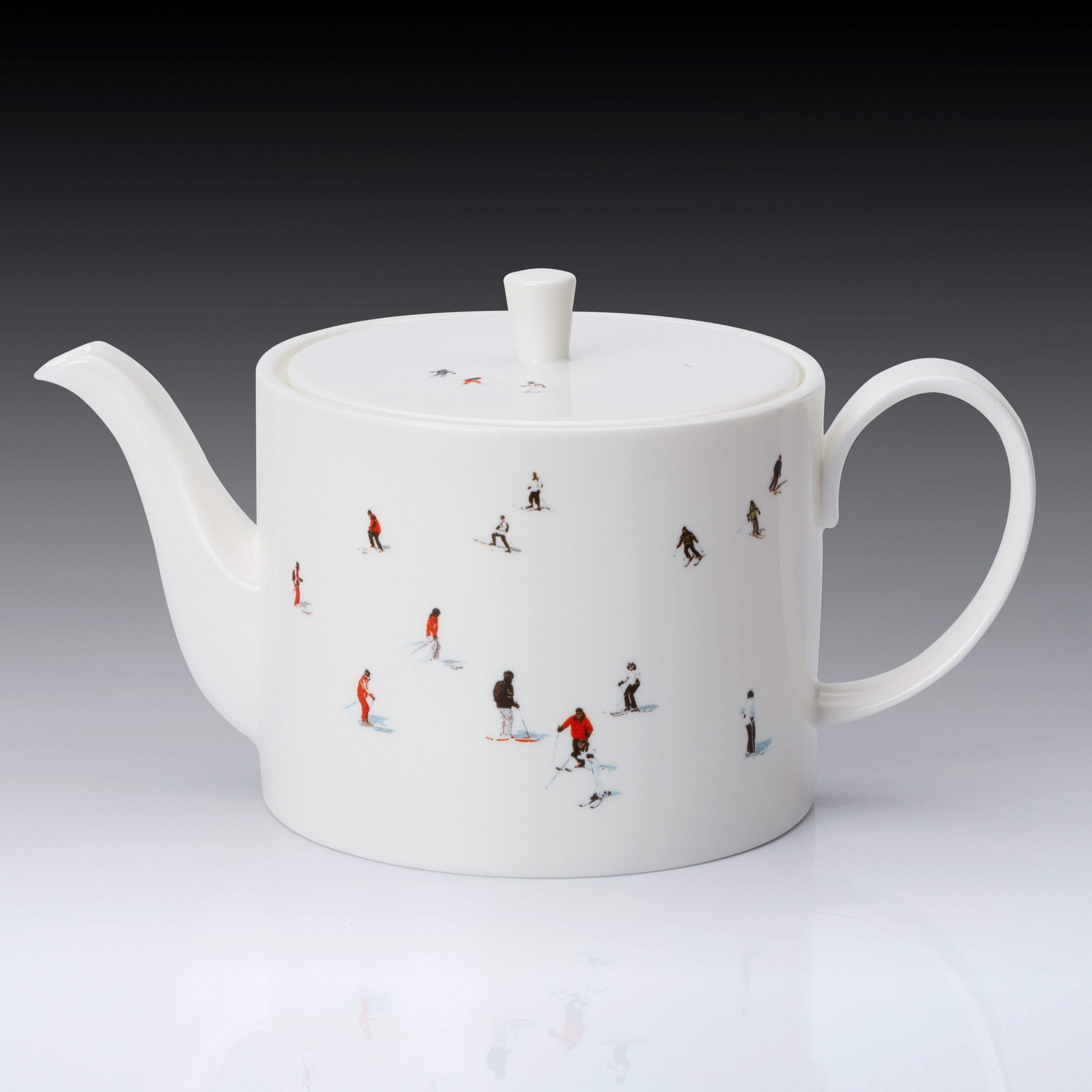 Skier Large Teapot – DEDE JOHNSTON DESIGN